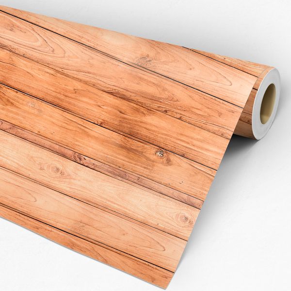 rolo de Papel de parede adesivo estilo madeira de eucalipto