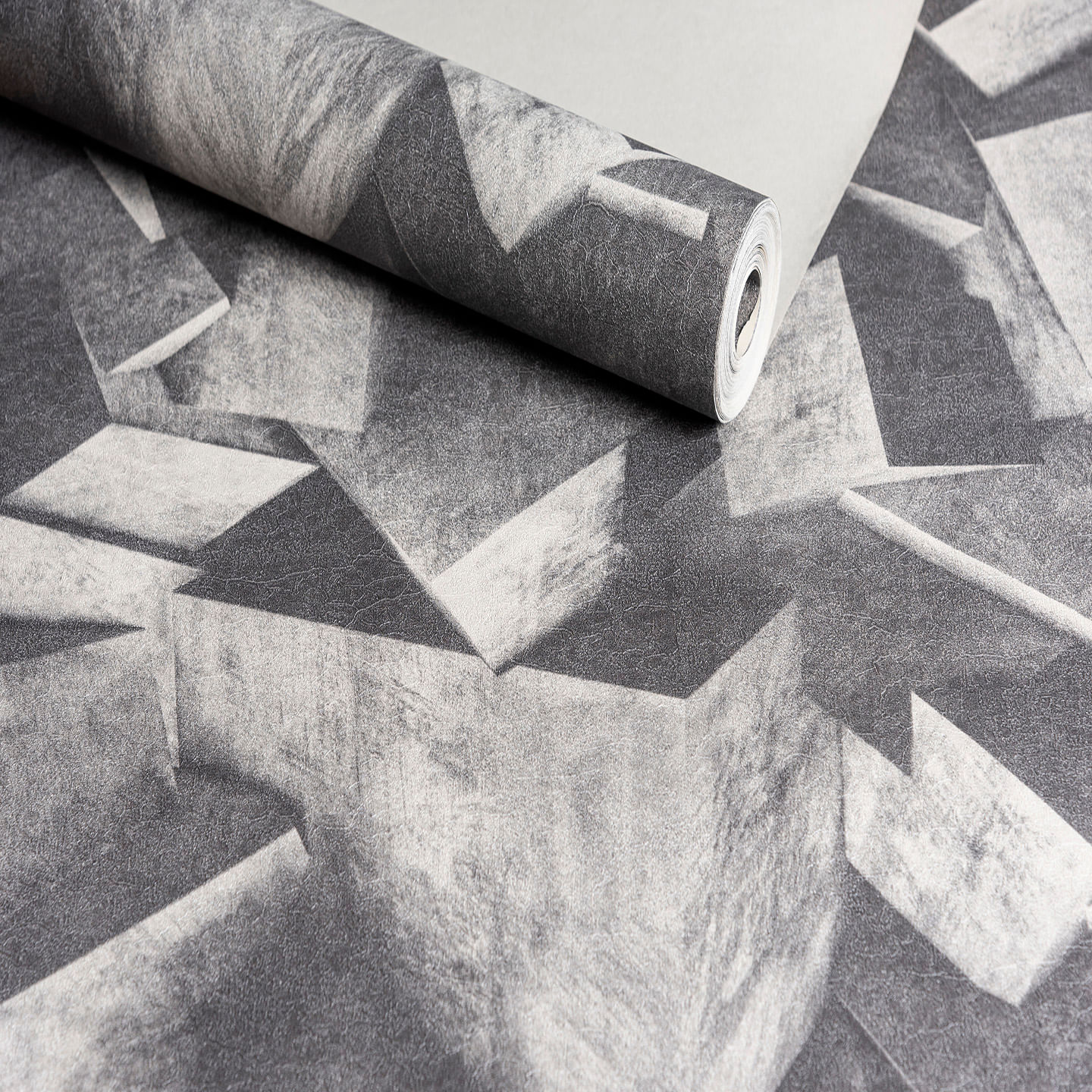 Papel de Parede Audacity Rocha Cinza - Medidas: 10 metros x 53 cm